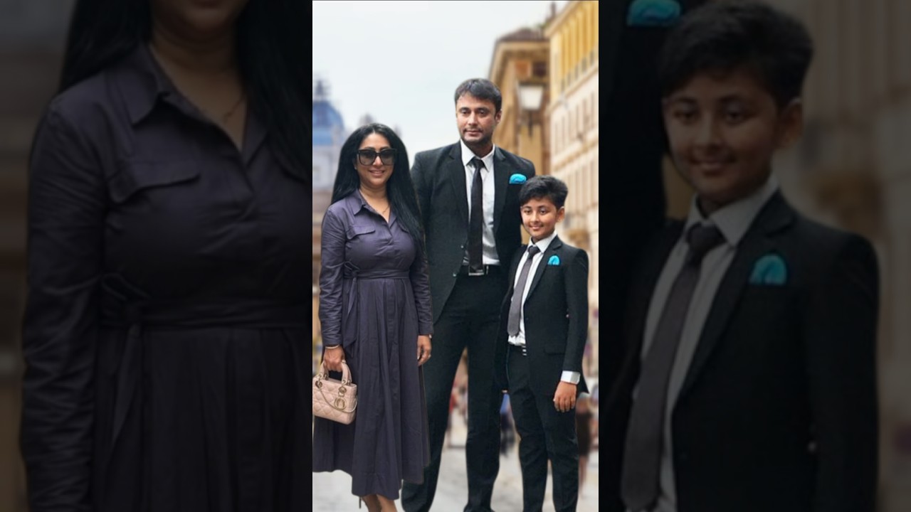 Vijayalaxshmi Darshan in cinema hall for watching Movie ❤️🥰