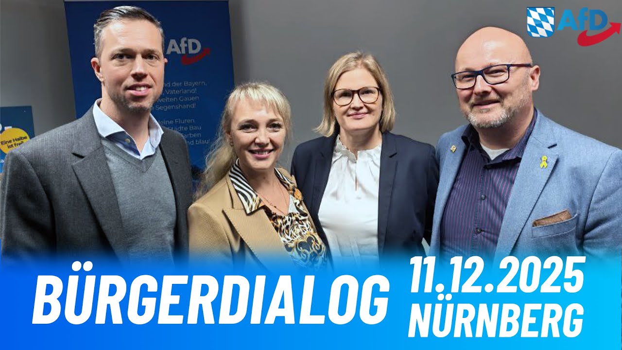 Bürgerdialog AfD-Fraktion LT in Nürnberg am 11.11.25