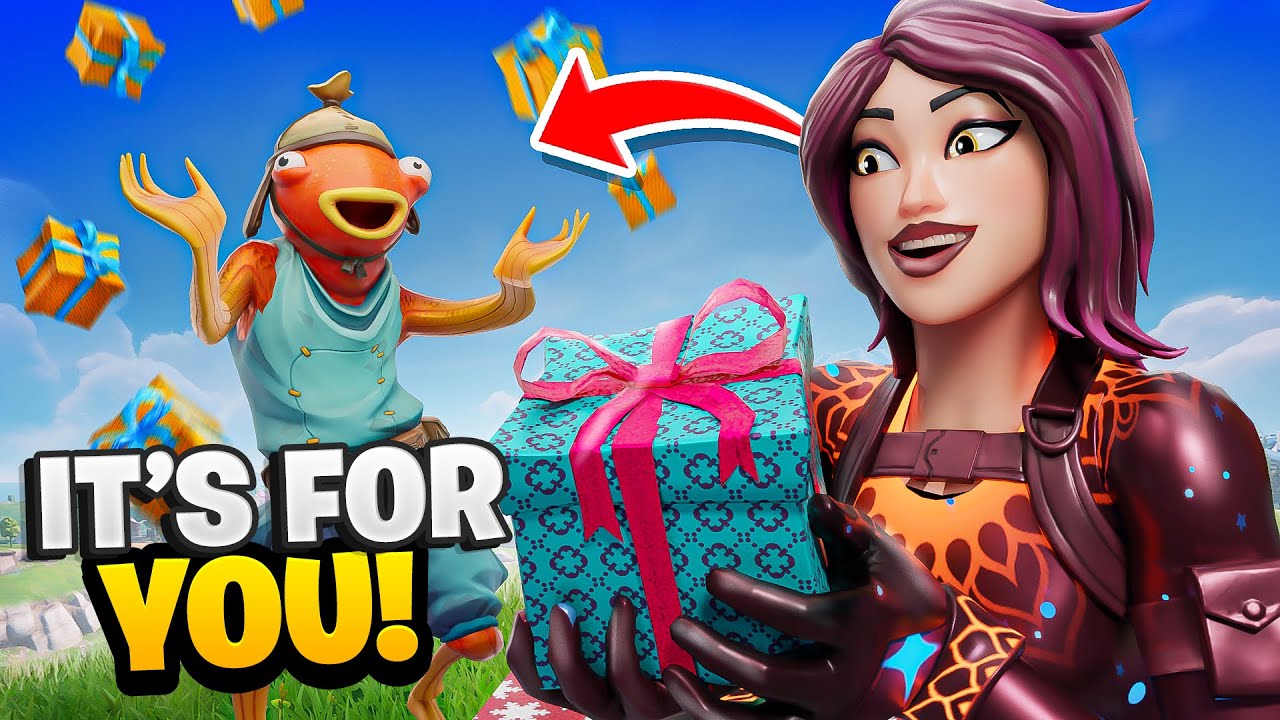 I Gifted 25 Random Fortnite Players...