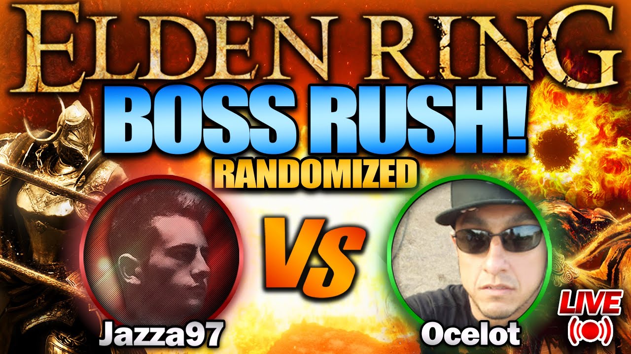 Elden Ring RANDOMISED BOSS RUSH BATTLE! vs @tkcjazza