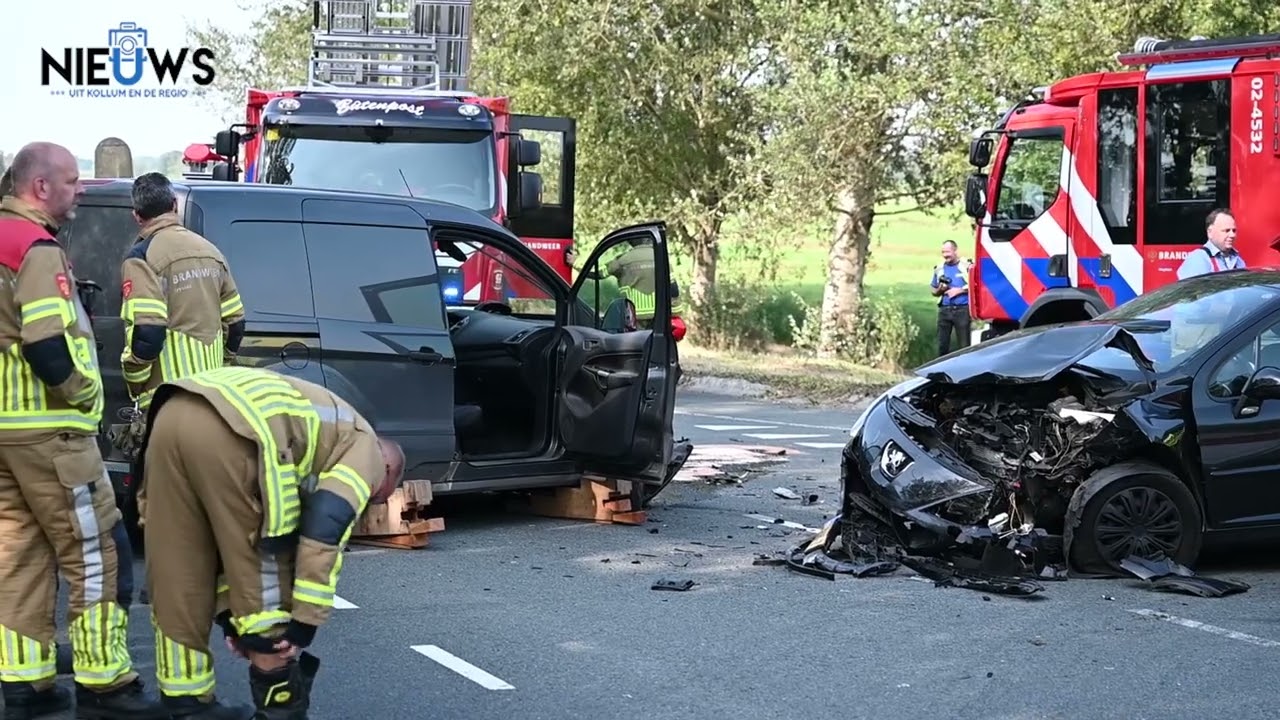 Twee ongevallen binnen uur op N358 Augustinusga