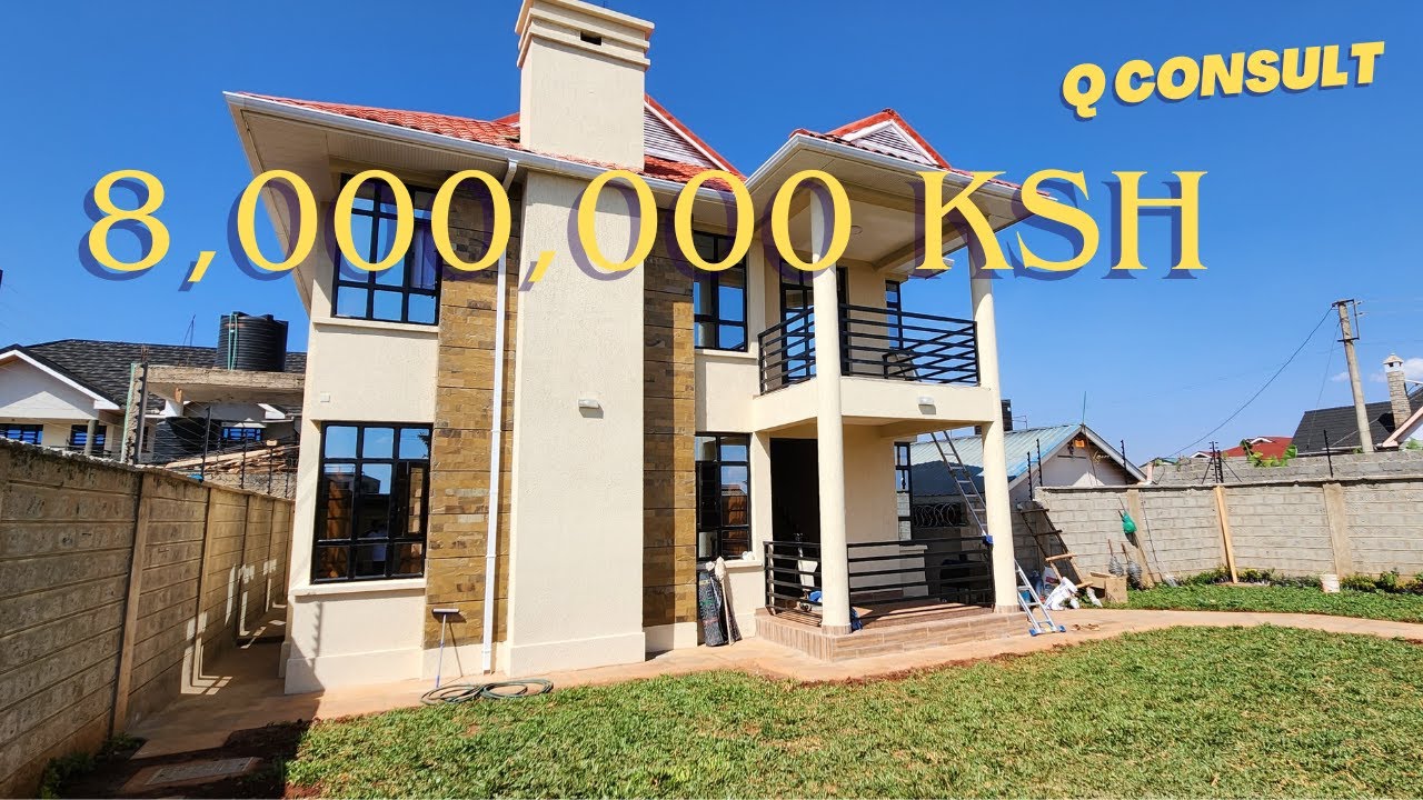 Touring a 8,000,000 Kenyan Shillings Mansion #subscribe #construction #costs #mansion #fyp #touring