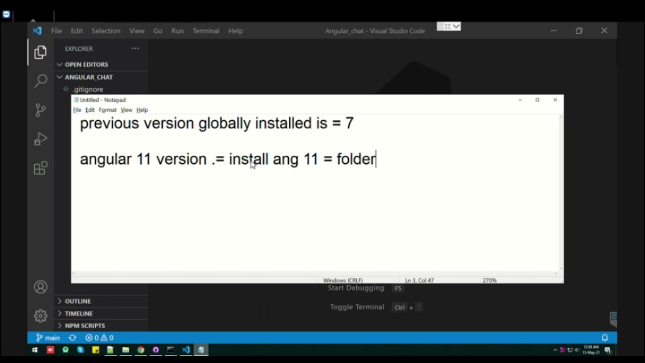 Install angular CLI in specific folder in angular