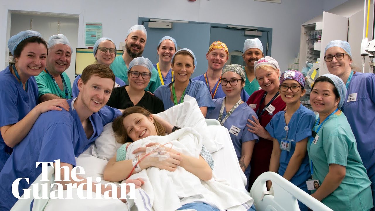 'Astonishing breakthrough': woman becomes first UK womb transplant recipient to give birth