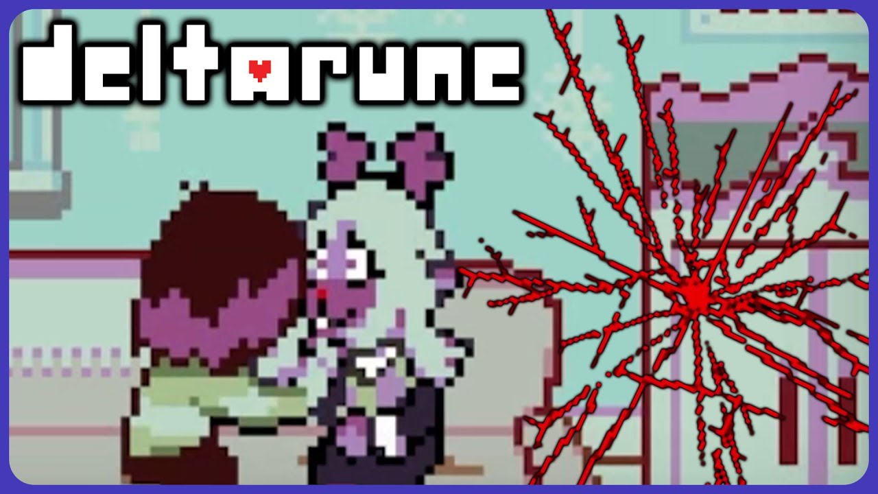 NEW Rose animation - forcing Thorn Ring on Noelle - Deltarune Chapter 4 Weird Route