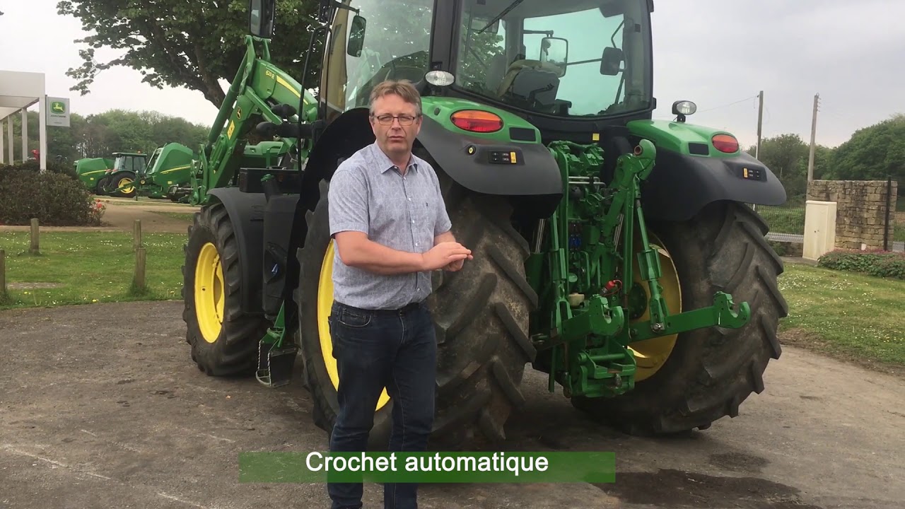 [VENDU] Tracteur occasion JOHN DEERE 6120R N° 125590 (2016)