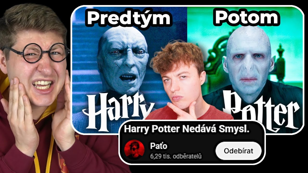 Harry Potter podle něj pořád nedává smysl! Reakce na @patopsych