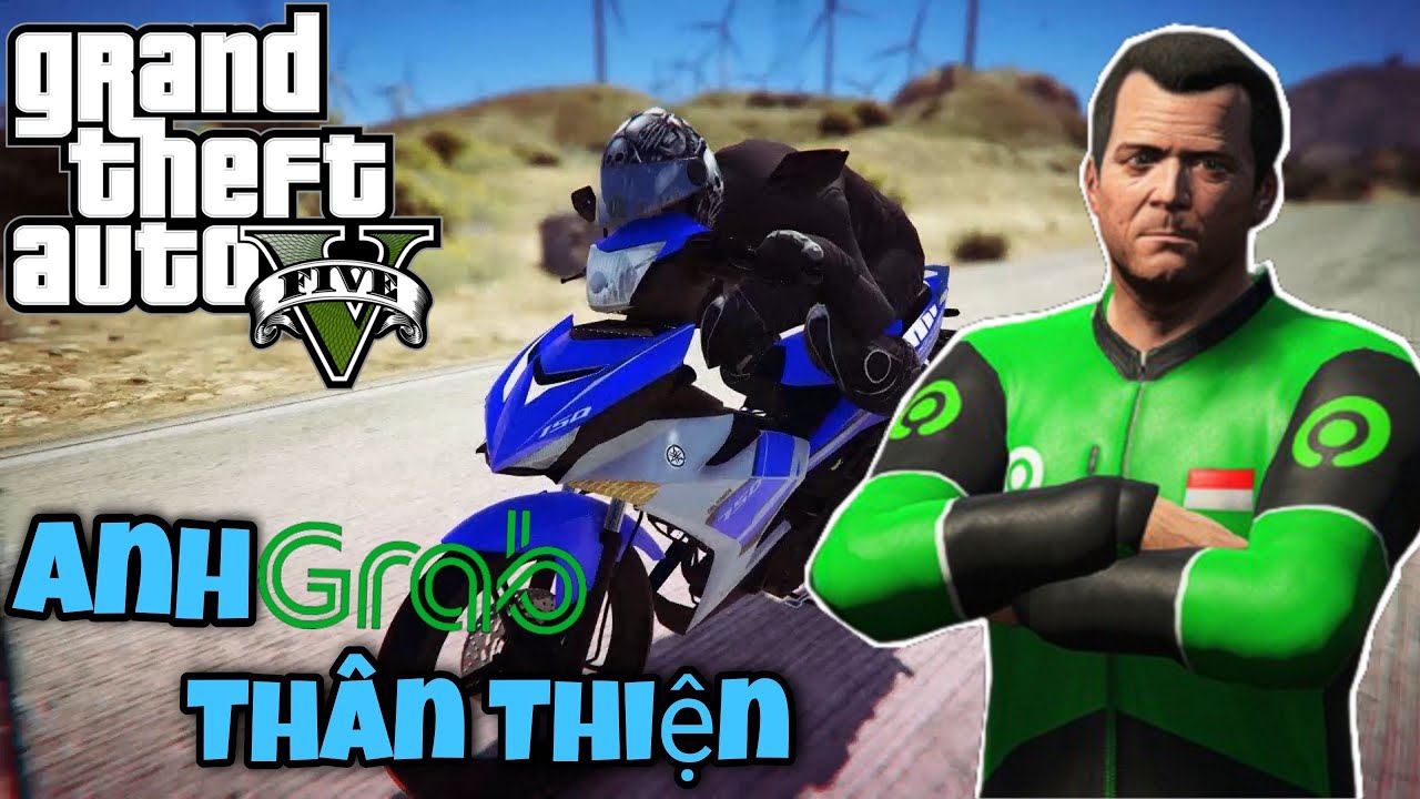 GTA 5 | Một Ng&agrave;y Chạy Grab Của Hooly Gaming C&ugrave;ng Exciter 150 2017 Full Độ