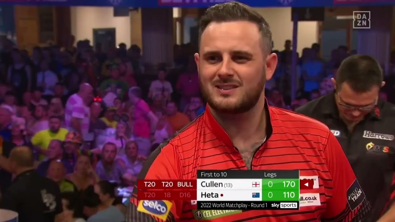 Darts World Matchplay 2022 R1 Joe Cullen vs Damon Heta