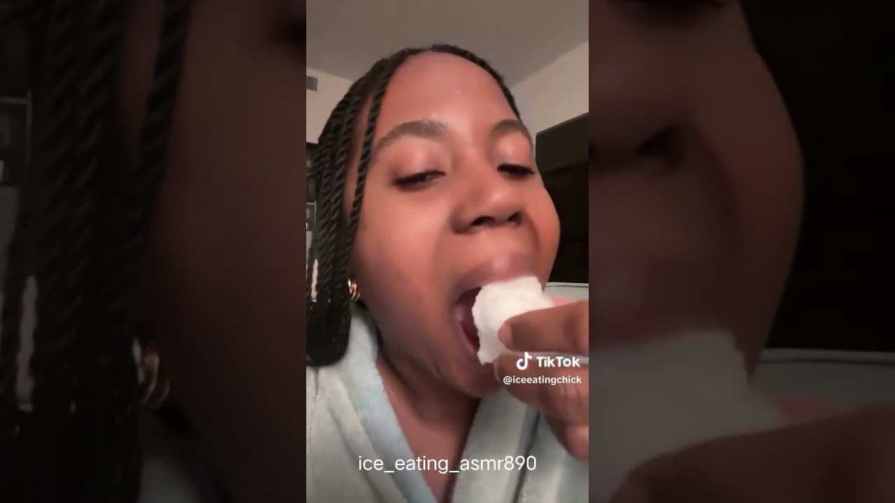 ICE EATING ASMR ONLY BITES / TIKTOK ICE EATERS COMPILATION / BITES ONLY / SQUEAKY POWDERY ICE 🧊🧊