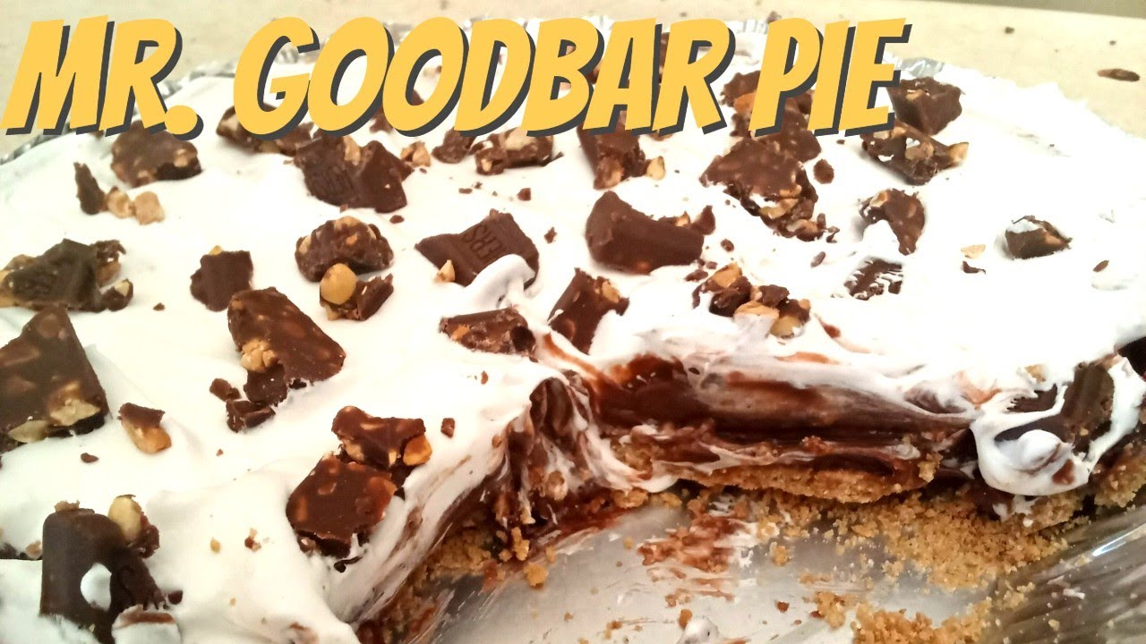 No Bake Mr. Goodbar Pie