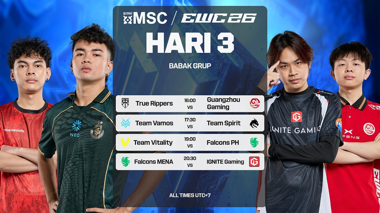 [LIVE] | Group Stage MSC DI EWC Hari 3 | (ID)