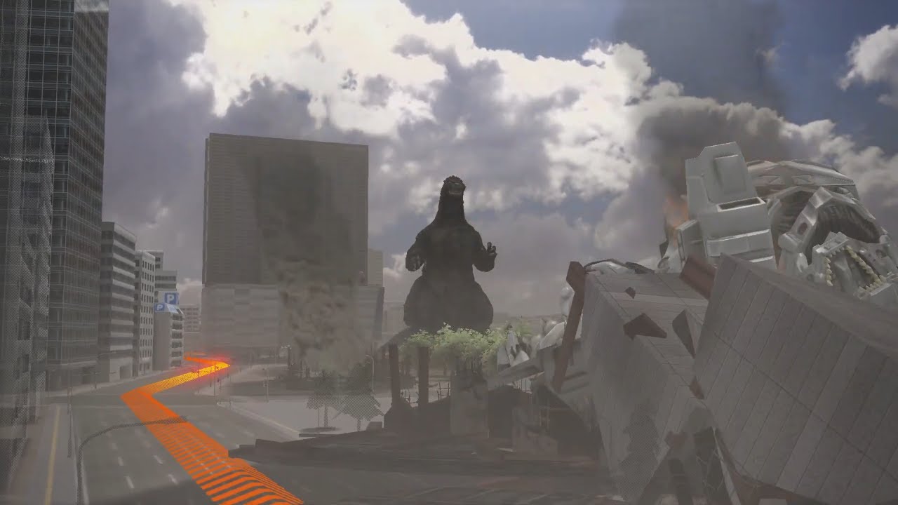 Godzilla ps4: Godzilla gameplay (Vapour breath)