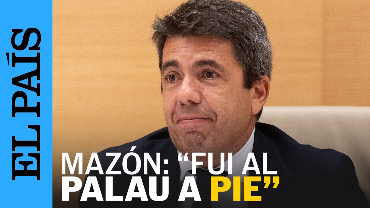 DANA | Las tres veces que Mazón dijo en el Congreso que fue al Palau andando | EL PAÍS