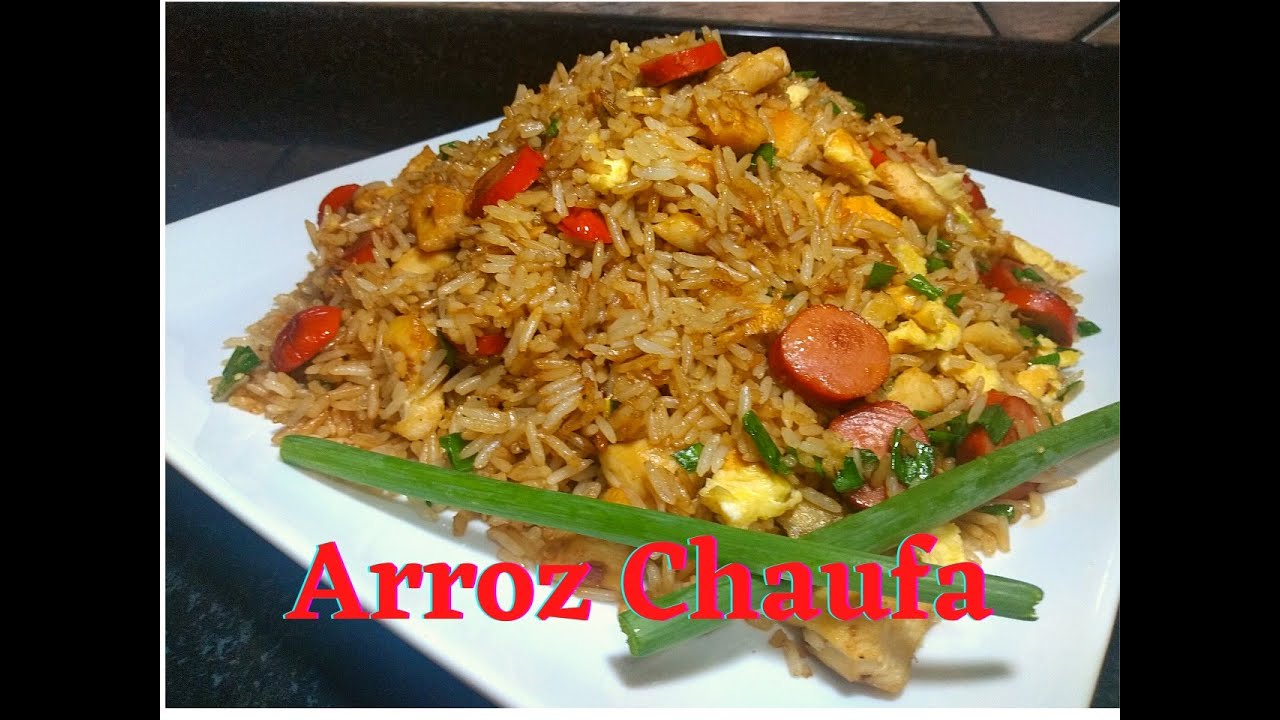 Como preparar Arroz Chaufa de Pollo Peruano, simple y delicioso