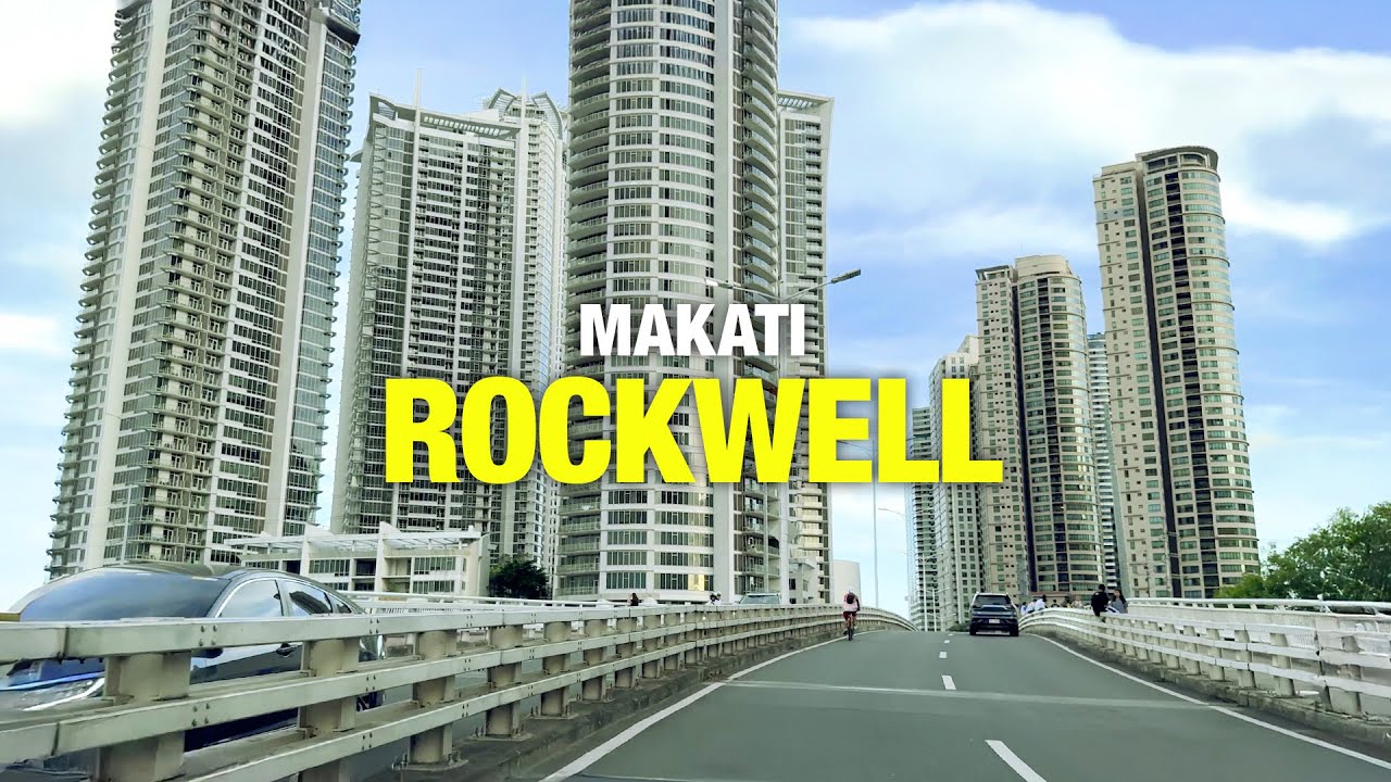 Driving Rockwell Center – Makati City's Most Luxurious Neighborhood?! | Metro Manila Philippines 4K