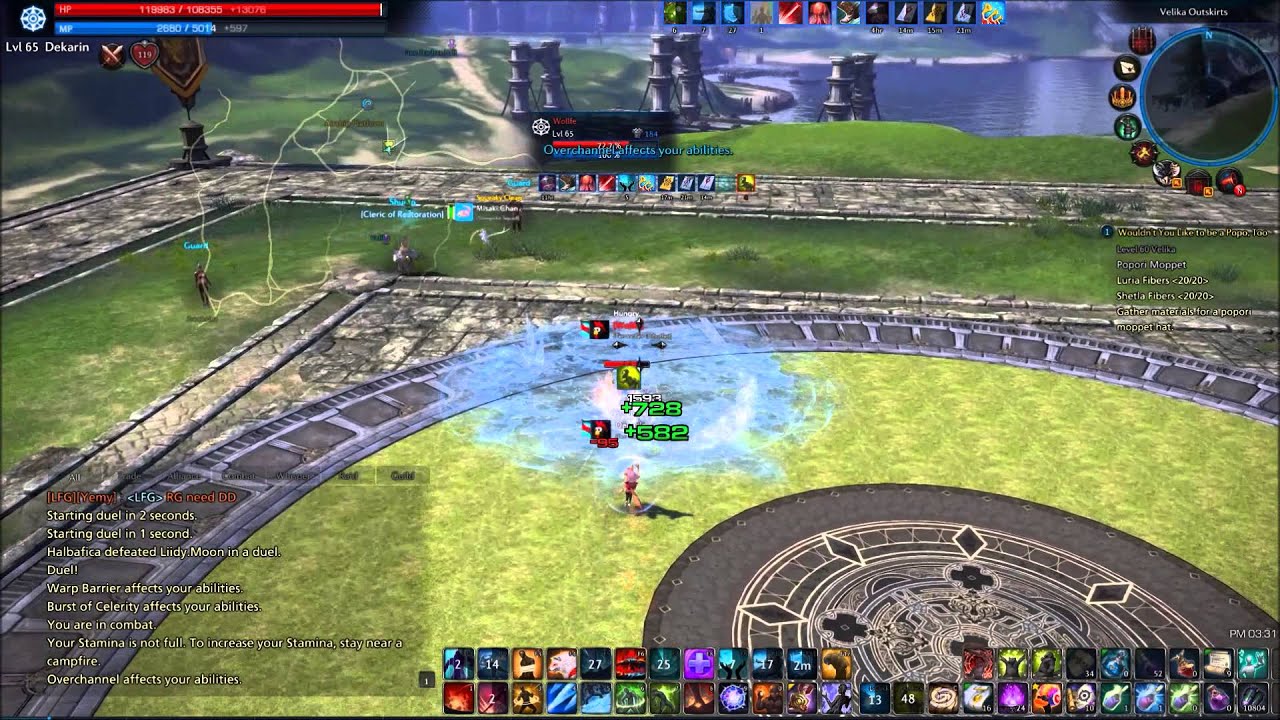 tera sorcerer pvp combo level 65 pre rework