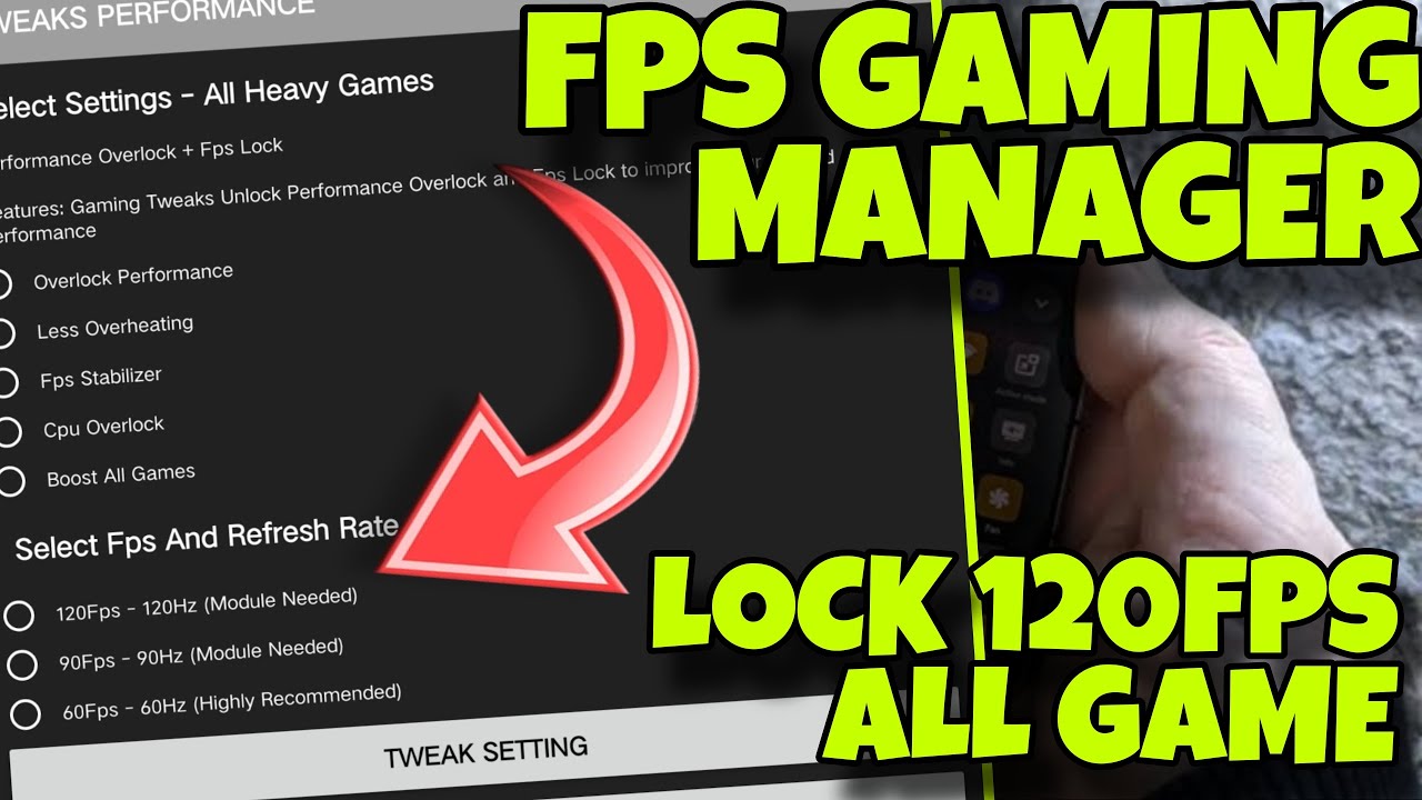 🚀 FPS MANAGER GAMING 2025 - UNLOCK 120 FPS TANPA ROOT! GAME DIJAMIN LANCAR! 🔥