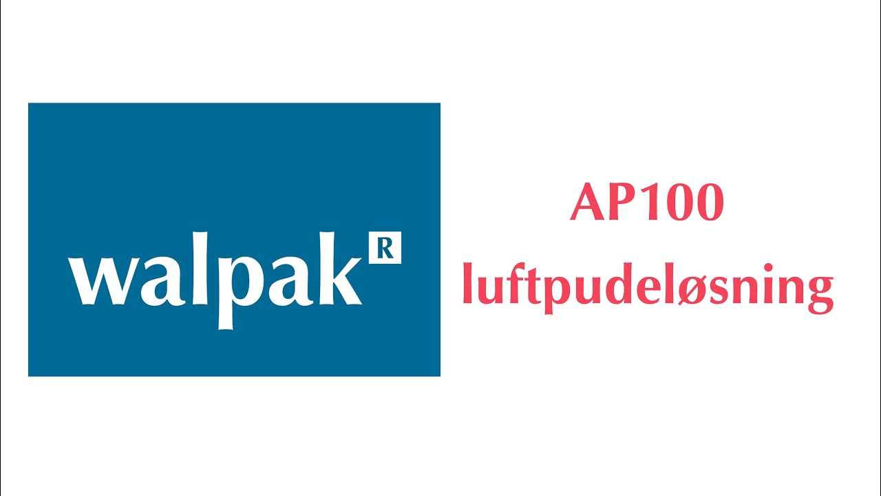 AP100 luftpudel&oslash;sning
