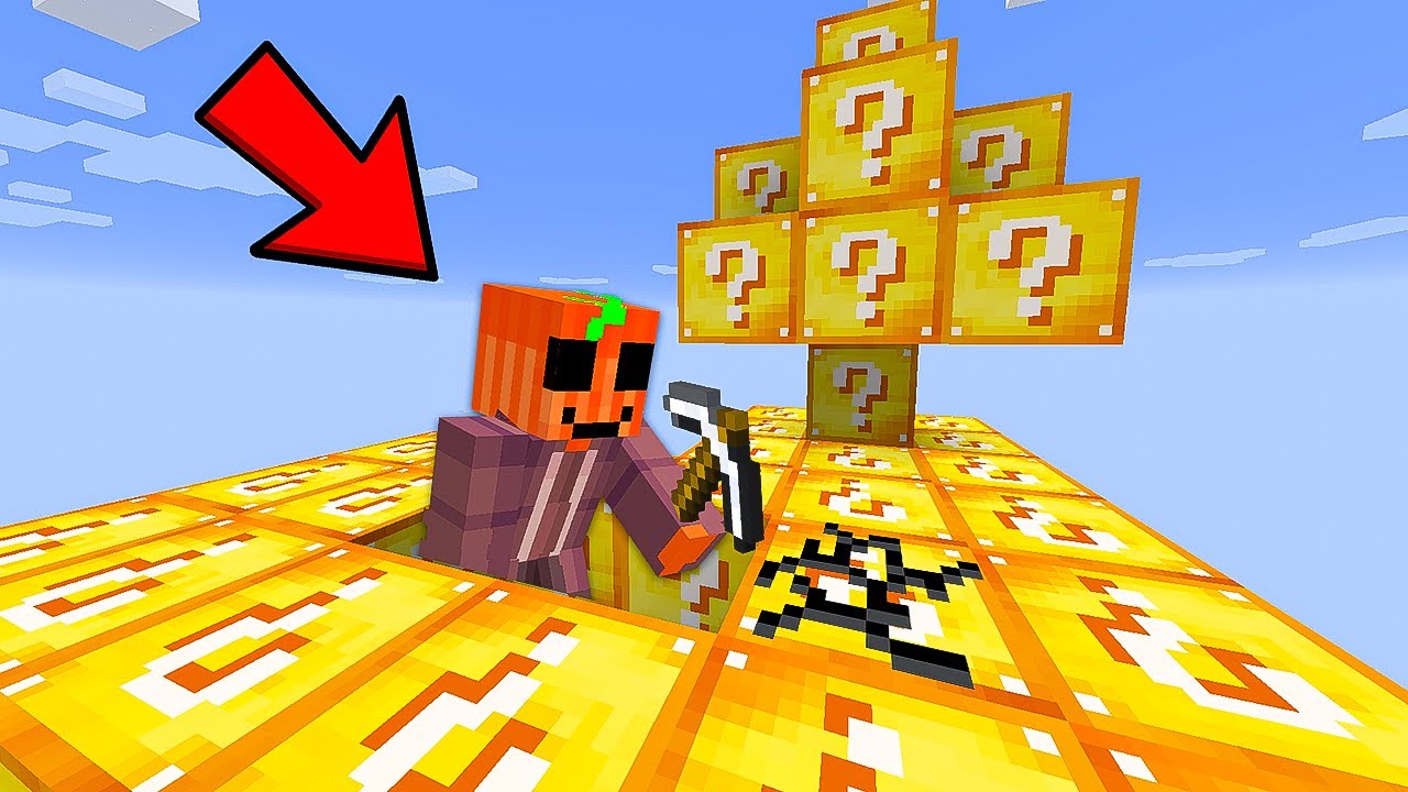 Estoy ATRAPADO En SkyBlock de Lucky Blocks!