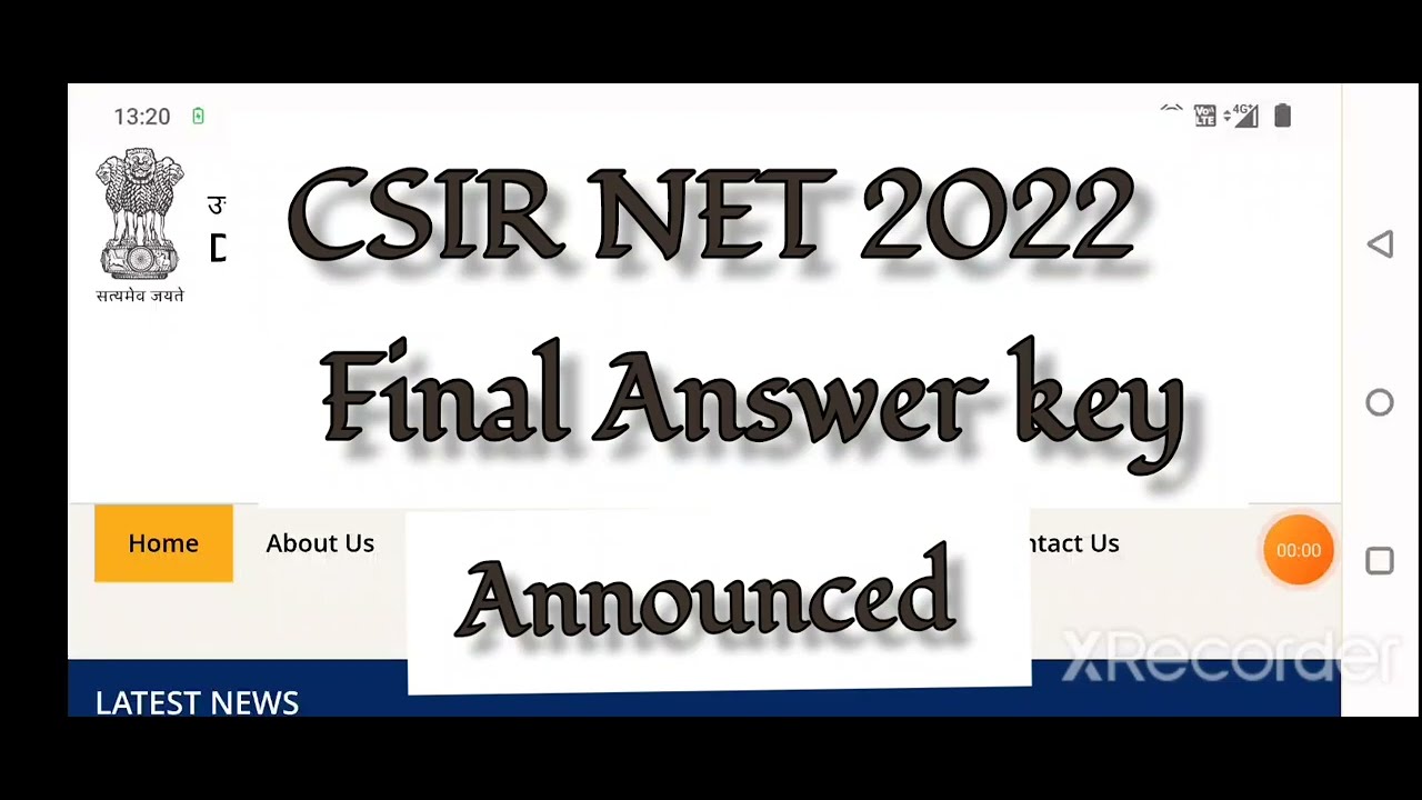 CSIR NET 2022 I final Answer key I #csirnetanswerkey #csirnet @abcsofbiology