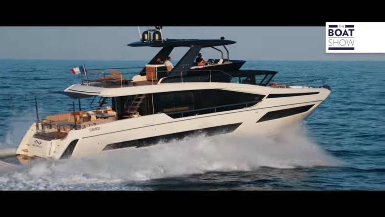 PRESTIGE X70 - Walk Through Yacht at Miami Boat Show 2022 - The Boat Show