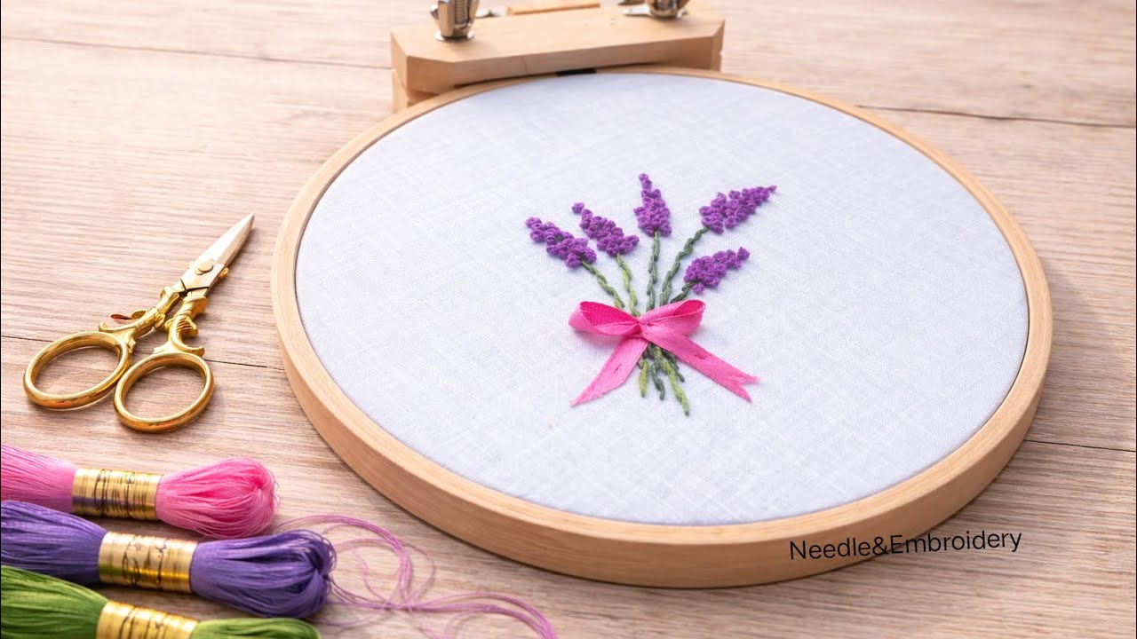 Easy Embroidery stitches//Needle&Embroidery