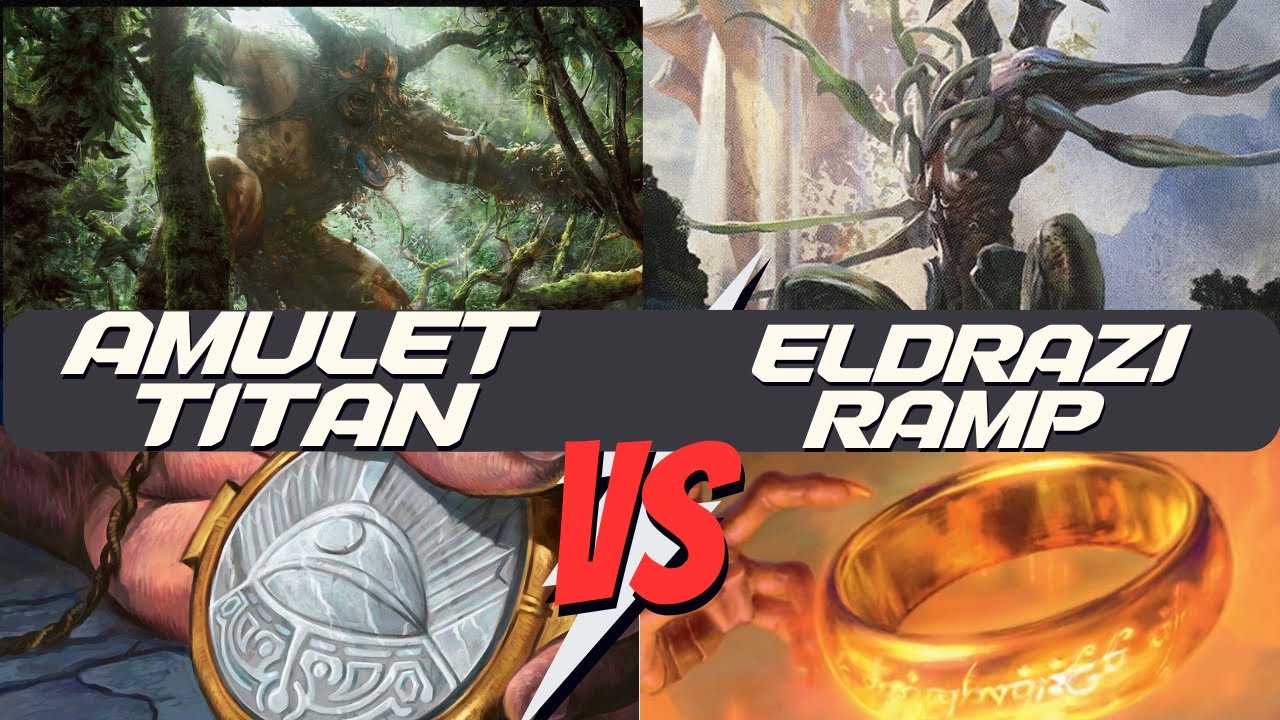 Amulet Titan vs Eldrazi Ramp | Paper Modern Gameplay