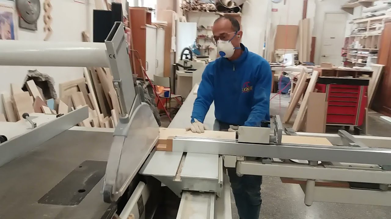 Lavorare con Banco sega Squadratrice per legno - Woodworking tips