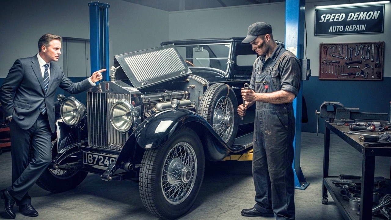 SI ARREGLAS ESTA ROLLS ROYCE EN 2 HORAS… TE DOY TODO — PERO NO SABÍA QUIÉN ERA ESE MECÁNICO
