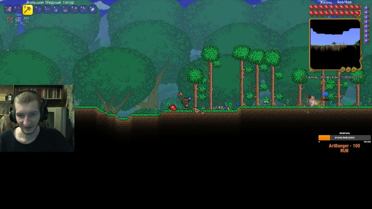 Dozkoz и Terraria. 17 стрим.
