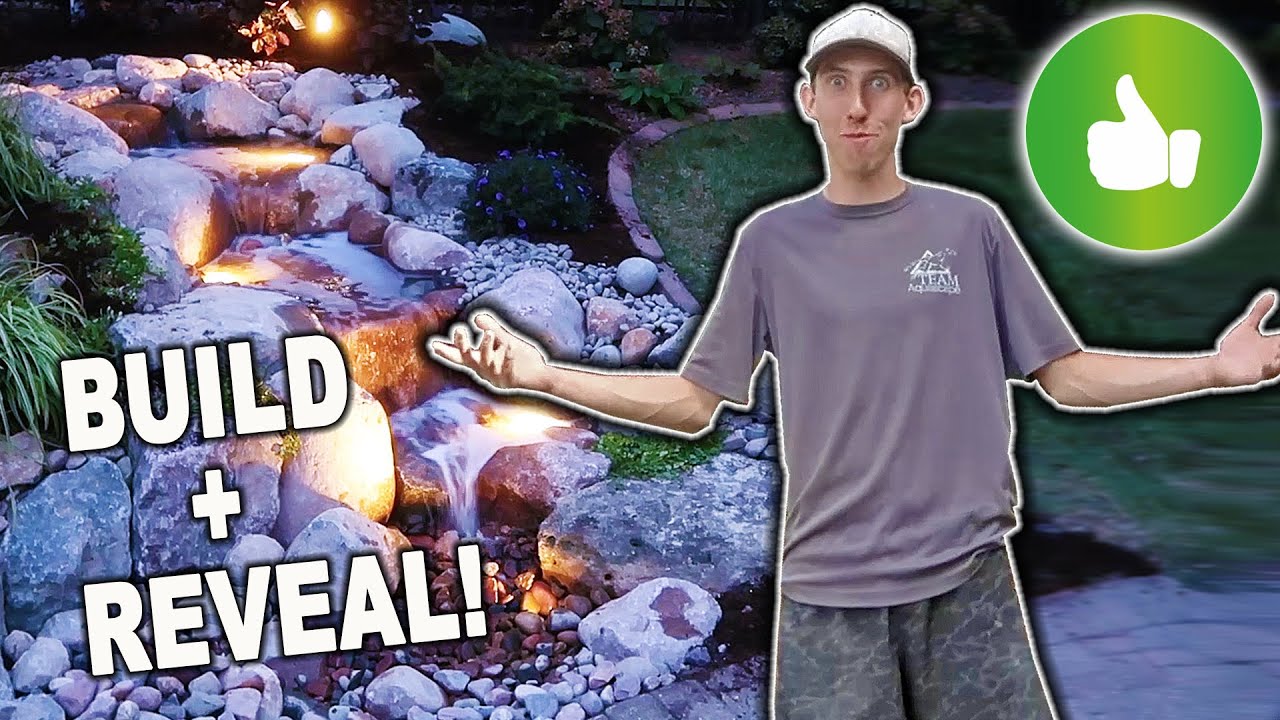 15-Foot Pondless WATERFALL Build in One Day!