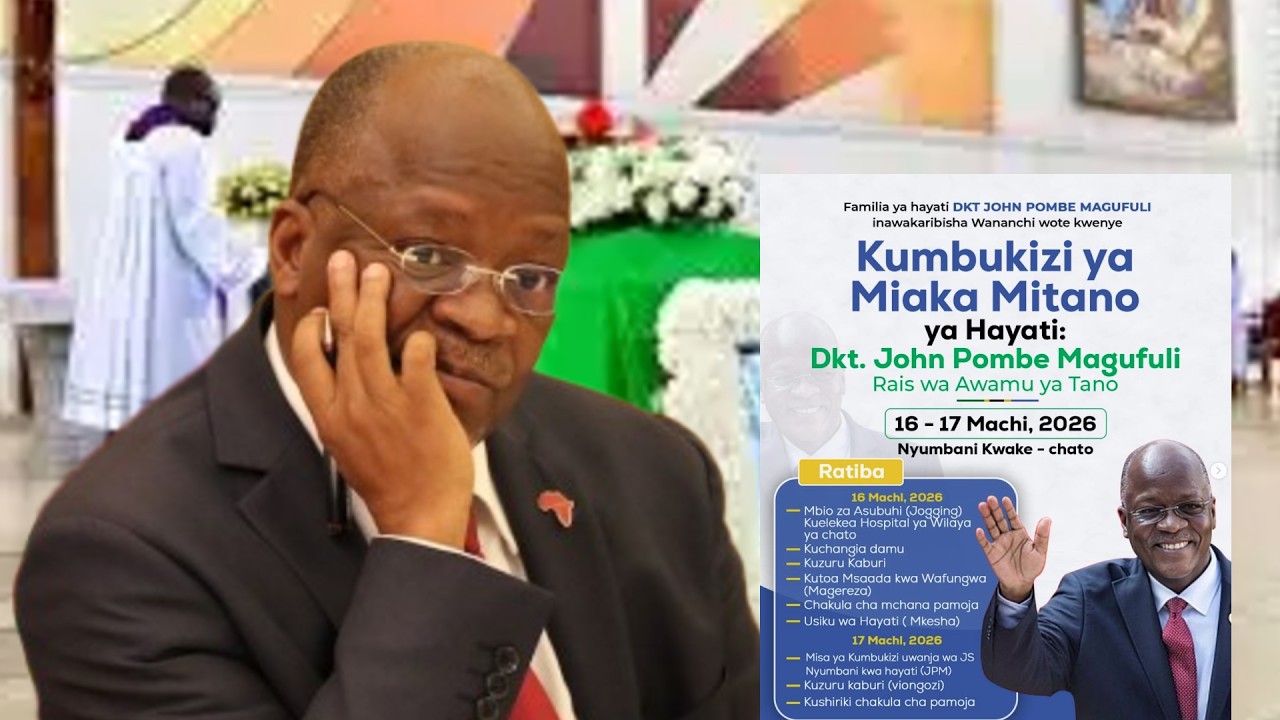 🔴#LIVE  MISA TAKATIFU YA KUMBUKIZI YA MIAKA MITANO YA HAYATI DKT. JOHN MAGUFULI
