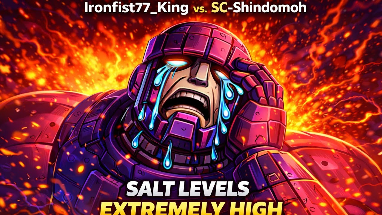 MvC2- Extreme Salt Levels from Sentinel lol -He couldn't take losing ☺️
