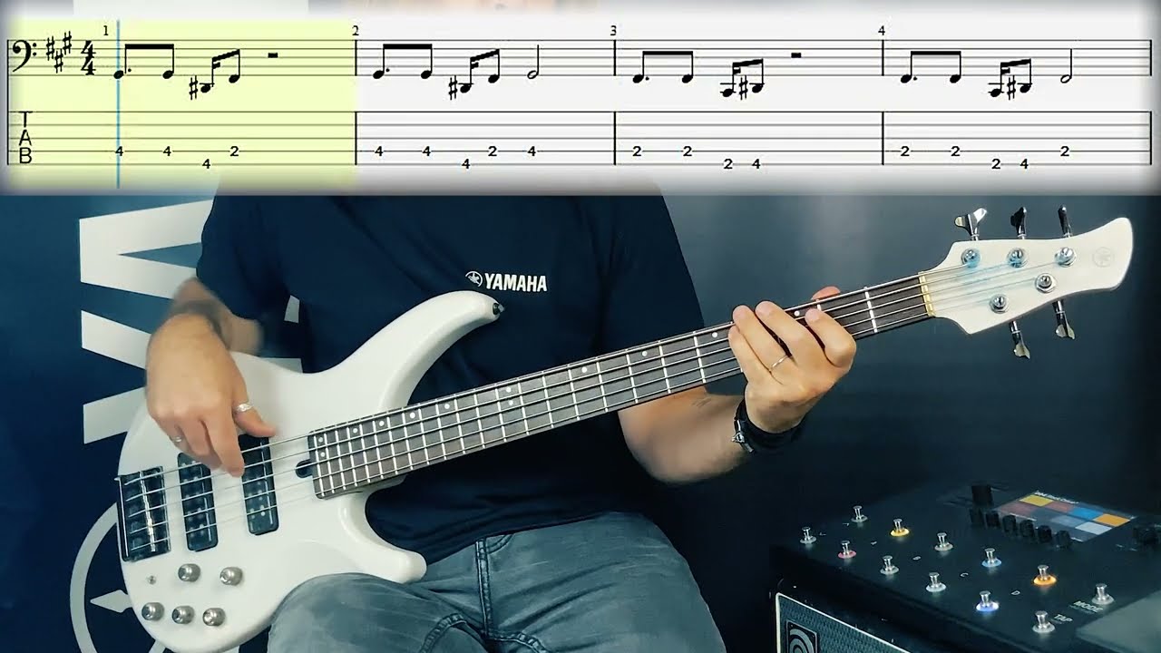 Mr. Mister - Broken Wings (bass cover tabs) #basscover #bass #basstabs