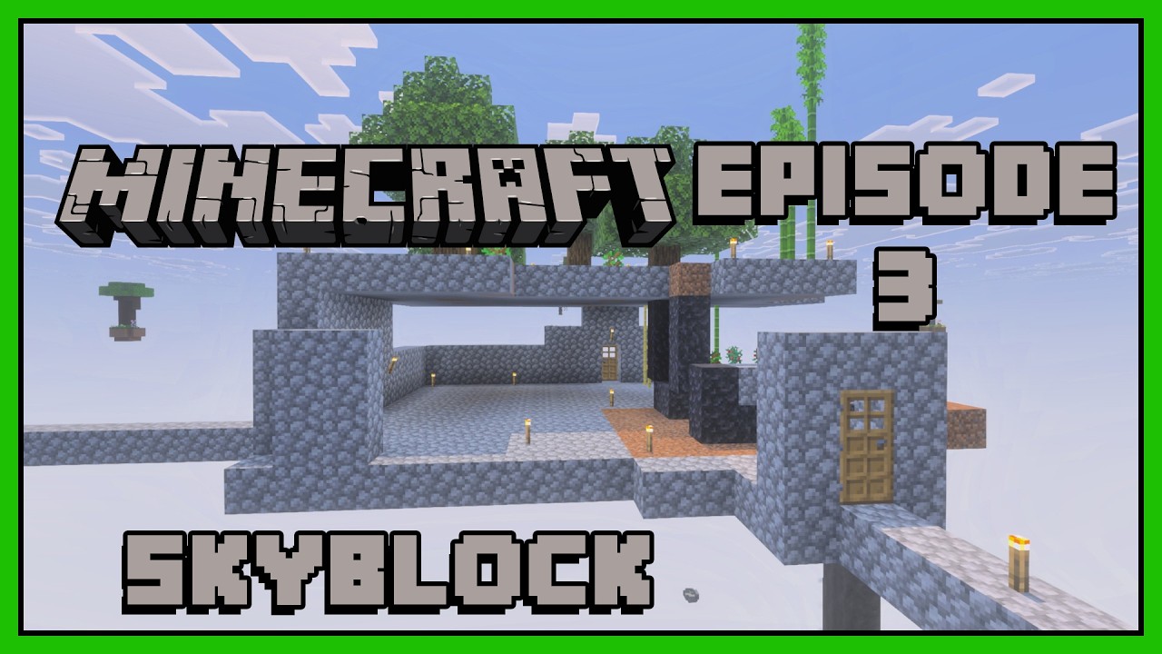 WE'RE BACK IN MINECRAFT SKYBLOCK!! with Theo & @Huntingtheturkeyz