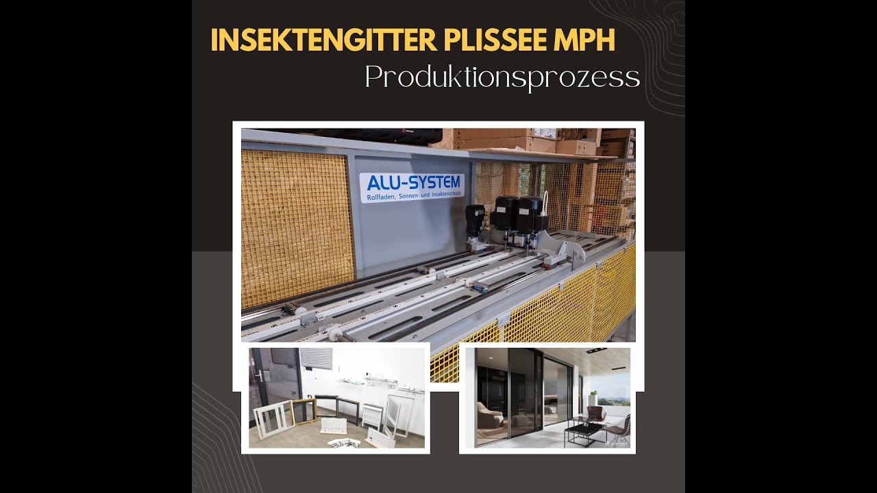 Moskitiera Plisowana MPH Harmony - proces produkcyjny