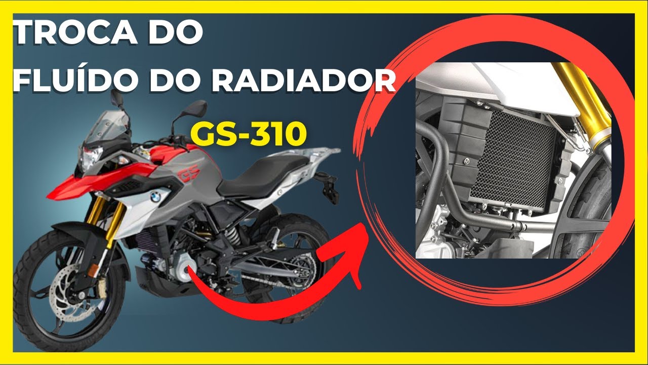 Troca do fluido do radiador da BMW G310-GS.