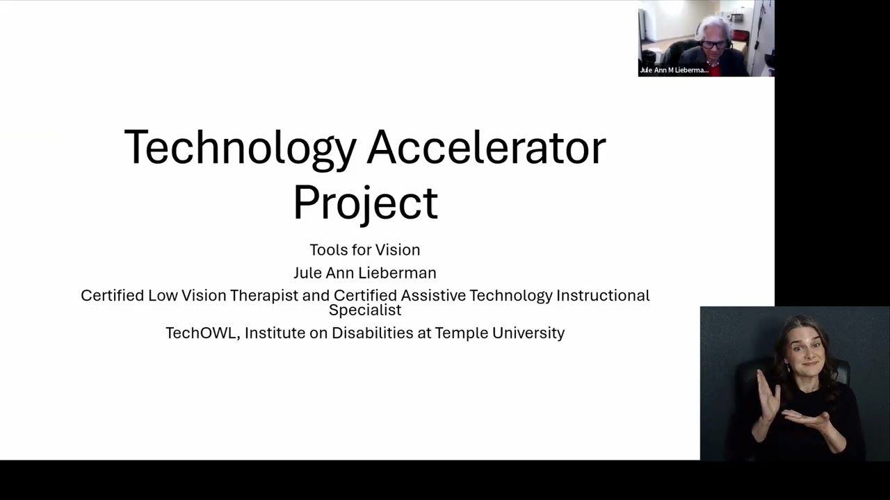 PA Tech Accelerator: Tools for Vision