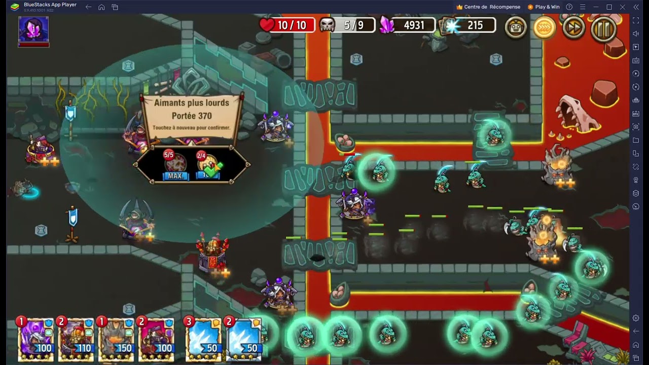 Crazy Defense Heroes - Temple of the Serpent King - LVL50 (Nightmare)