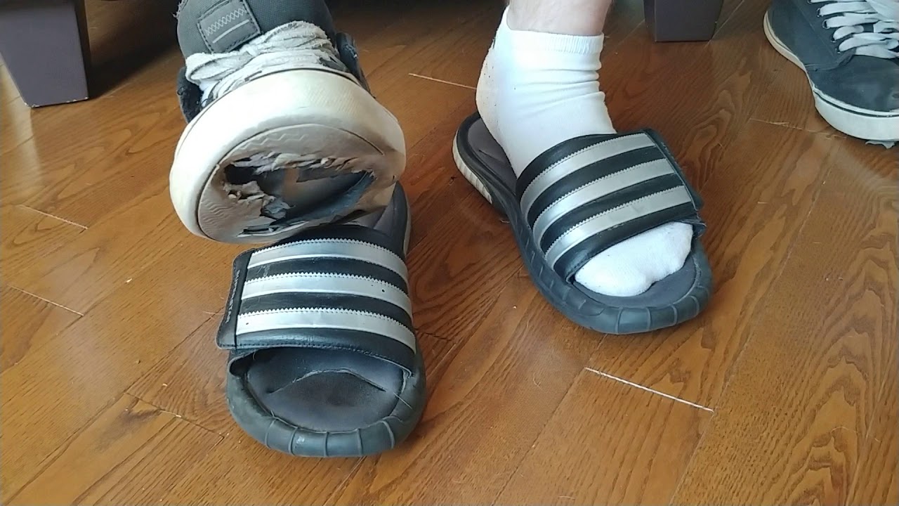 Trashed cheap skate shoes