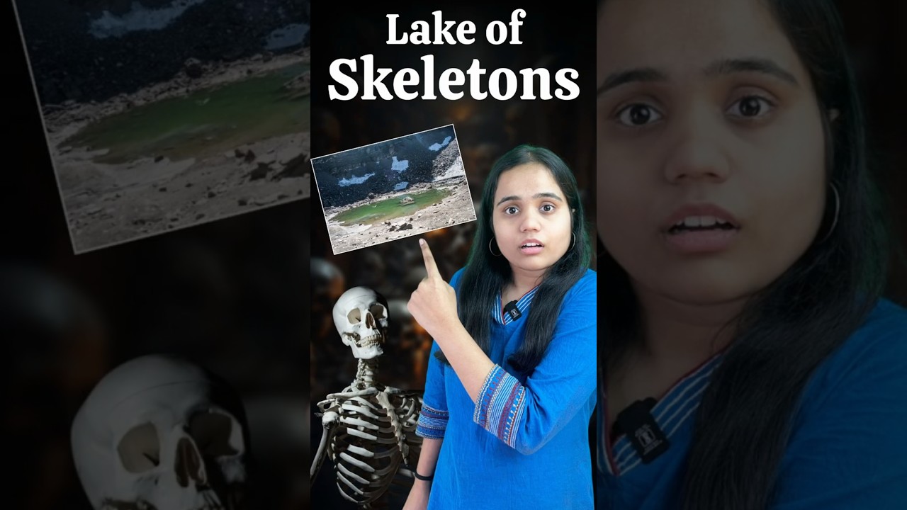 🦴MYSTERY of 100 Skeletons at Roopkund Lake | Himalayas Frozen Secrets ❄️ | #unsolvedmystery #shorts