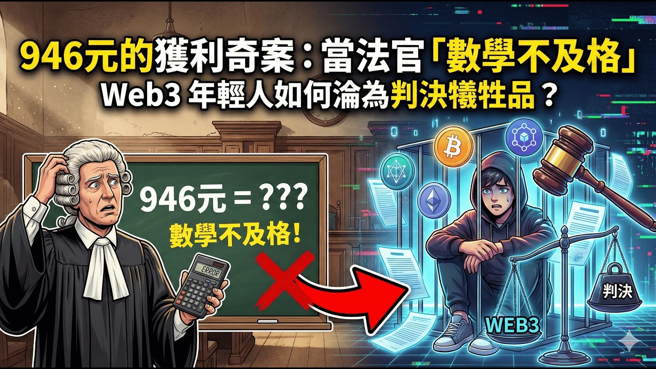 946元的獲利奇案：當法官「數學不及格」，Web3 年輕人如何淪為判決犧牲品？