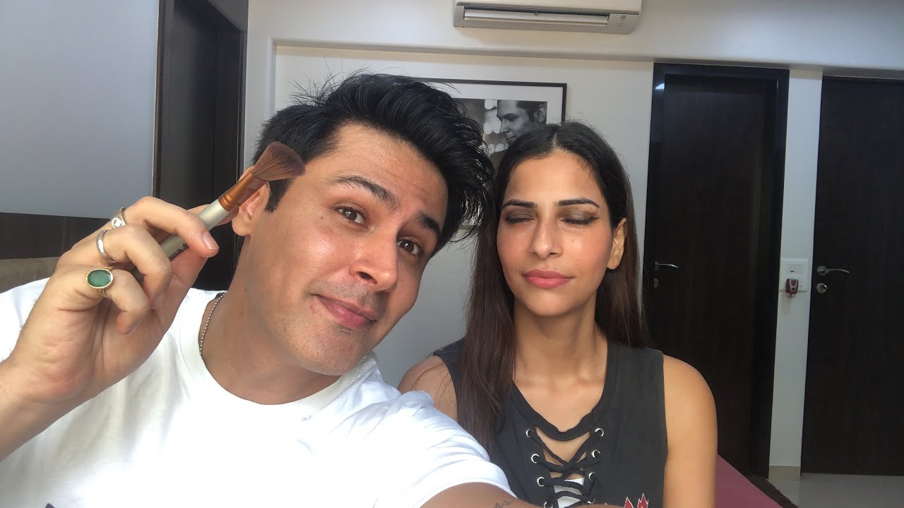 Husband does my make up (Ssudeep Sahir)