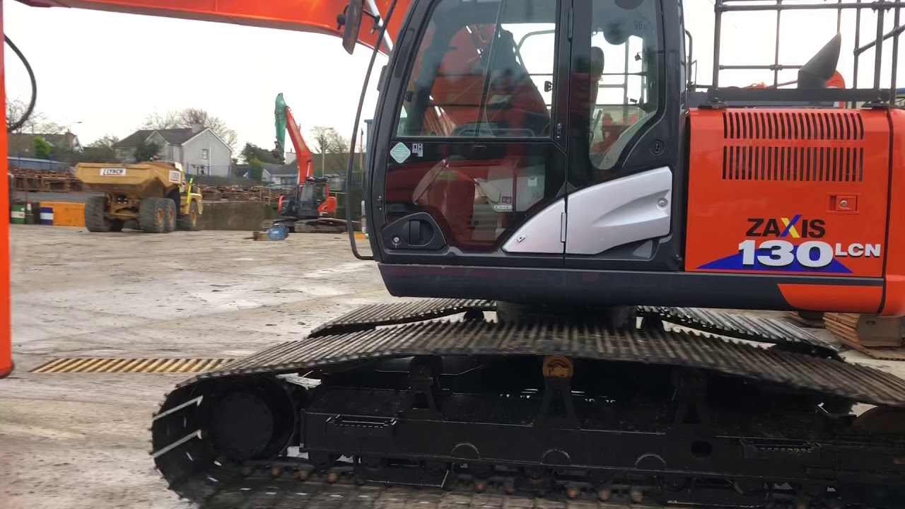 2018 Hitachi ZX130 -6 FULL BOGMASTER WIDE SPREAD BOG MASTER EXCAVATOR @ MULLAN PLANT UK AND IRELAND