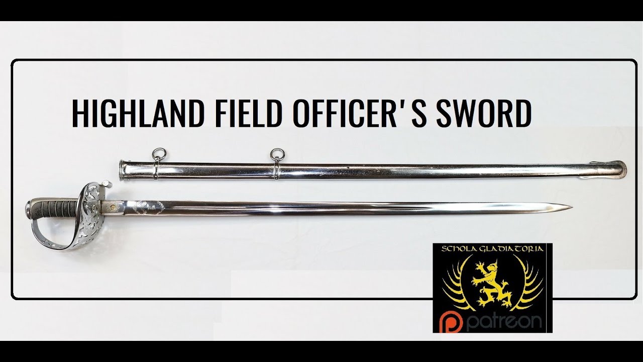 Scottish Highland Field Officer's Sword & A New Website!