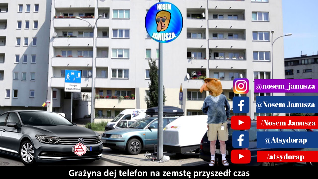 SOMSIAD MENDA ŚWINIA (Mig - Mi&oacute;d Malina PARODIA) feat. atsydorap |  Nosem Janusza