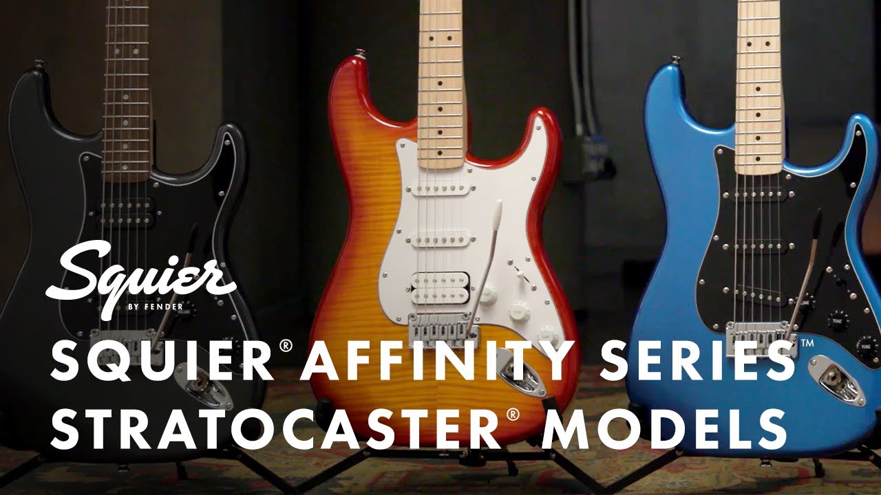 Знакомство с моделями Stratocaster серии Squier Affinity | Fender