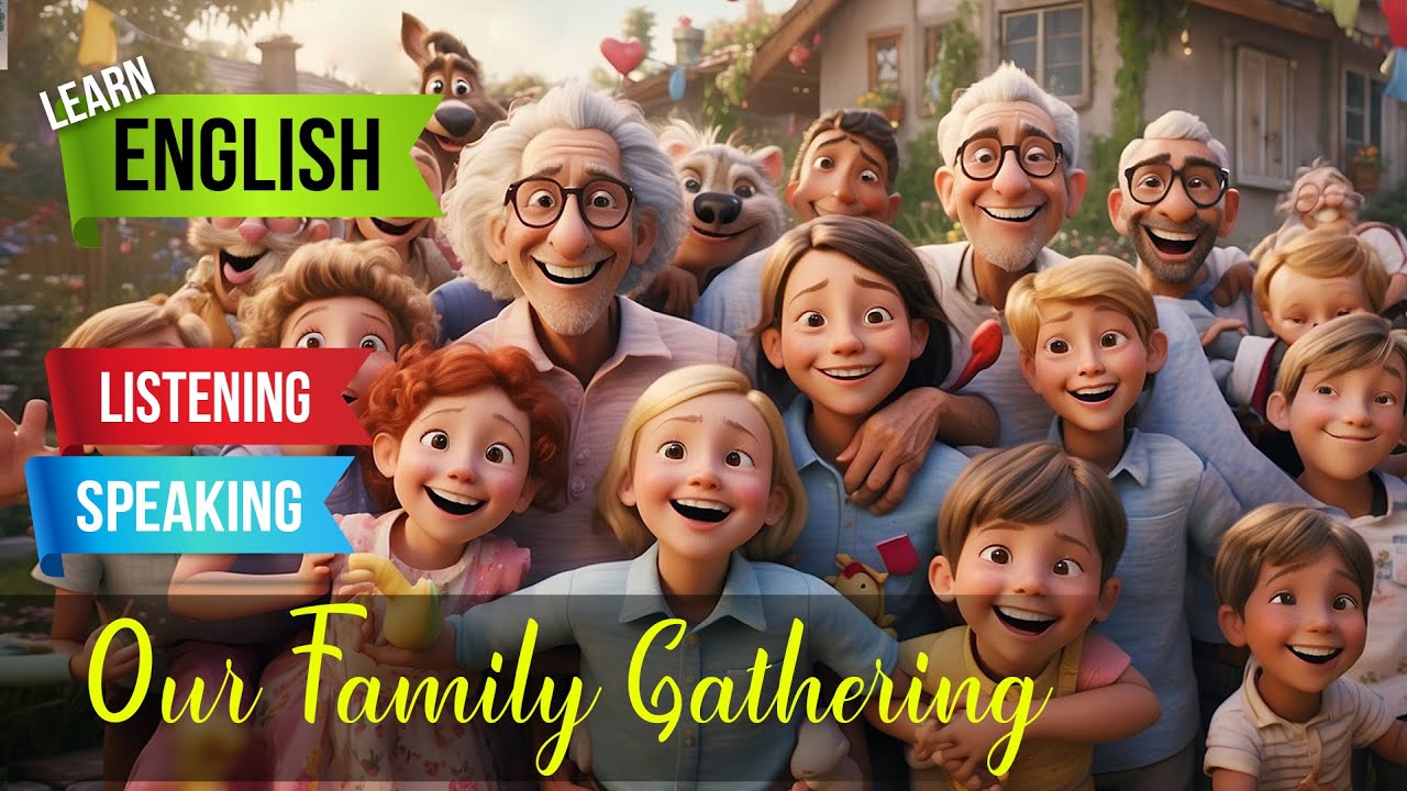 Our Family Gathering | English Listening Skills - Speaking Skills | Family Get-Together