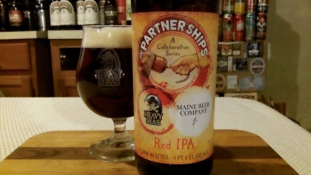 Heavy Seas & Maine Beer Co. Partner Ships #1 Red IPA (7.25% ABV) DJs BrewTube Beer Review #910